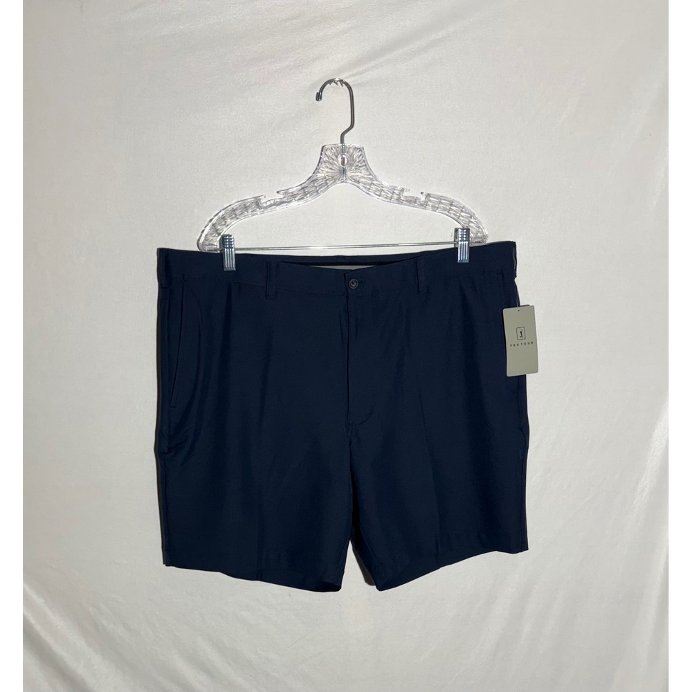 PGA TOUR Mens Golf Shorts Classic Navy Active Waistband Size 40
